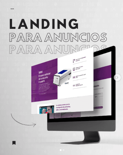 Crystal10 — Landing Page · Producto: Landing page de lanzamiento para un sistema industrial de investigación de polimorfos.