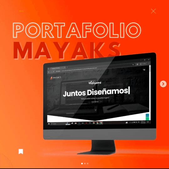 Mayaks Media — Portafolio Web: Sitio de portafolio profesional con acompañamiento estratégico de lanzamiento.